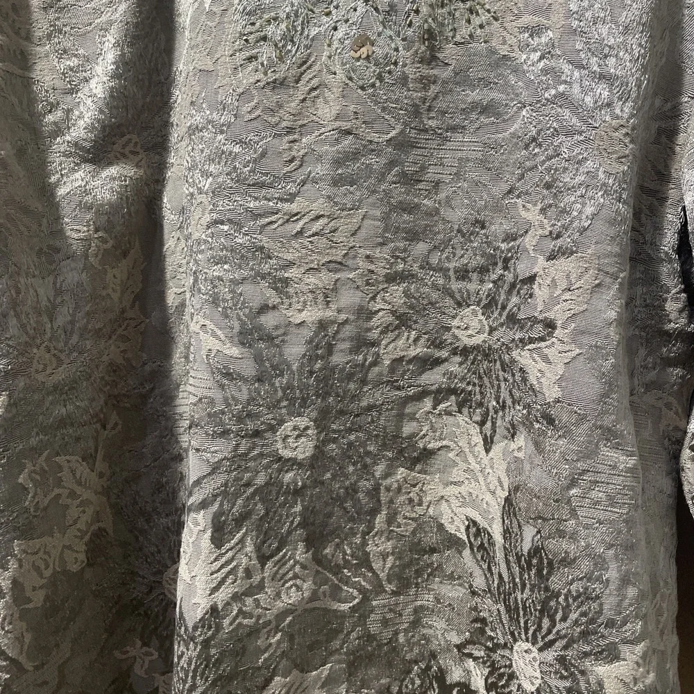 Cold water Creek NWT Women's Embroided Flower Shimmer Jacket Size Large‎